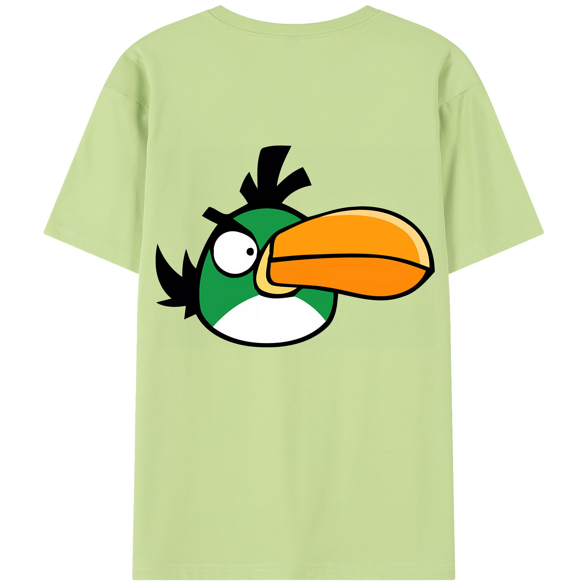 （画像用） Angry Birds アングリーバード 綿100％半袖Tシャツ（背面プリント）
